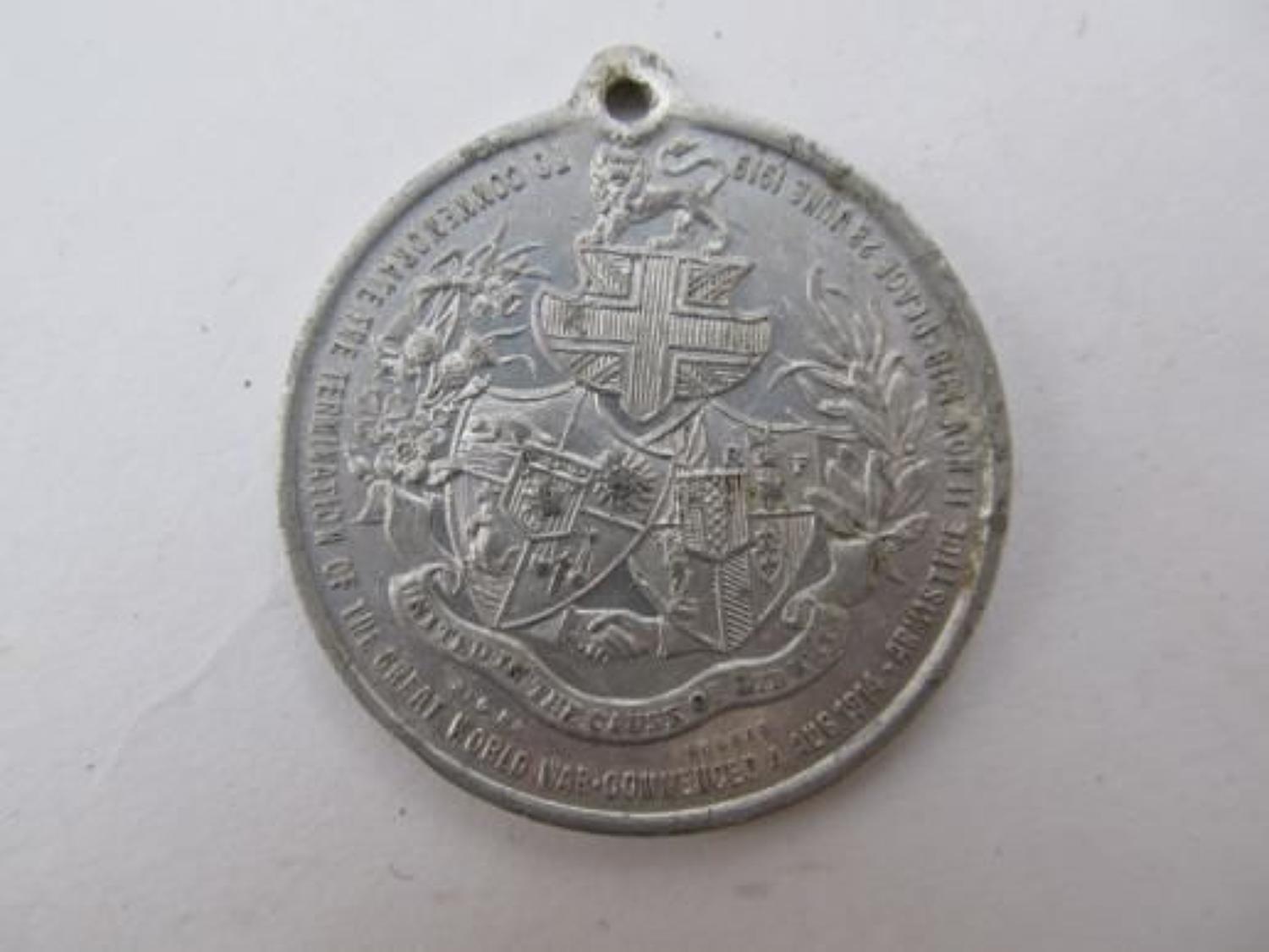 County Borough of Smethick Peace Medal