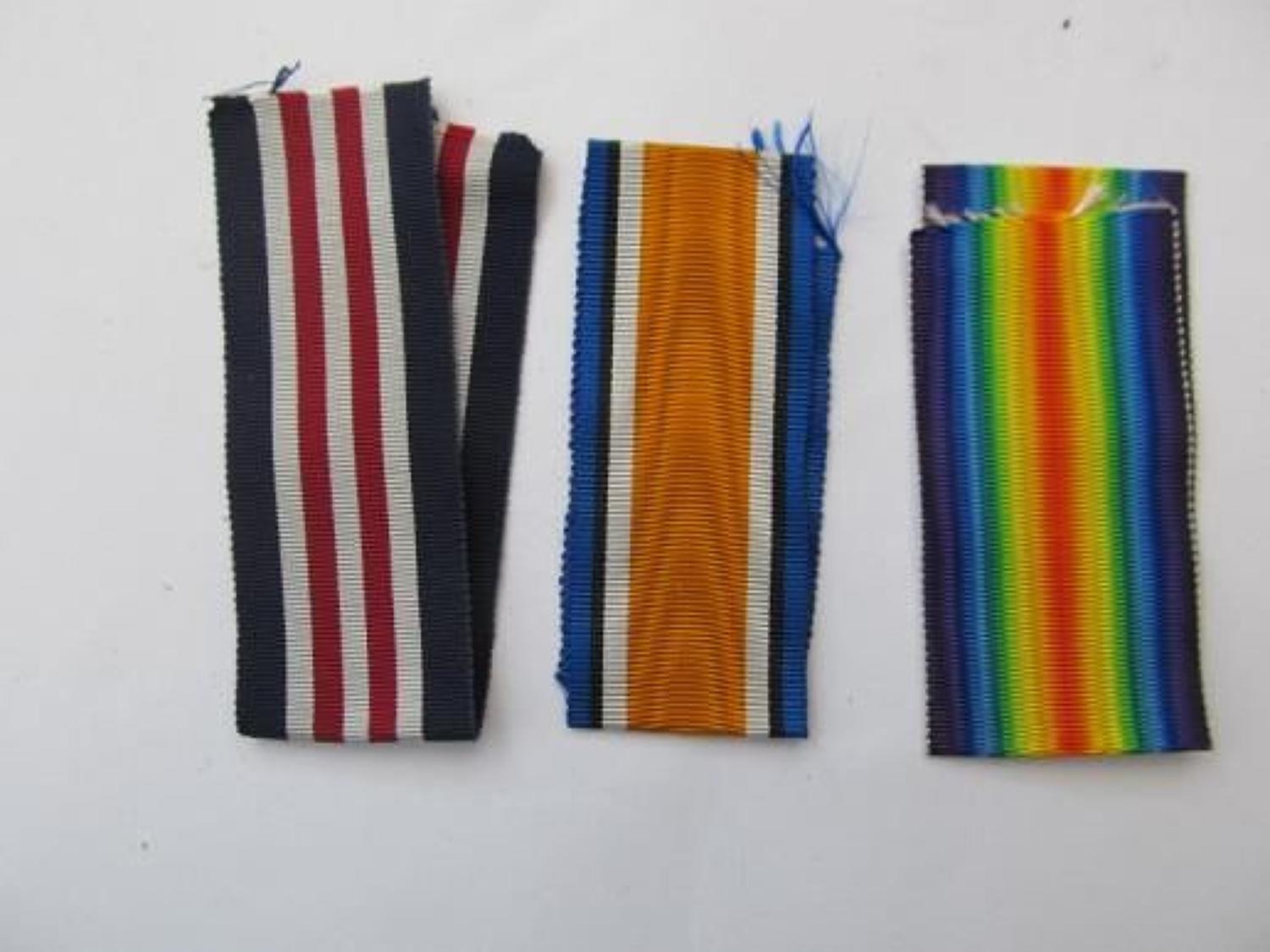 Original WW 1 Medal Ribbons