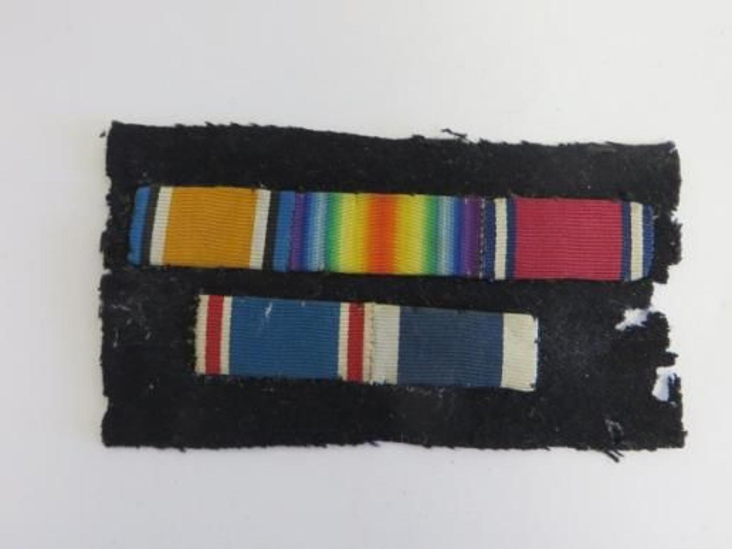 Naval WW 1 Uniform Medal Ribbon Bar