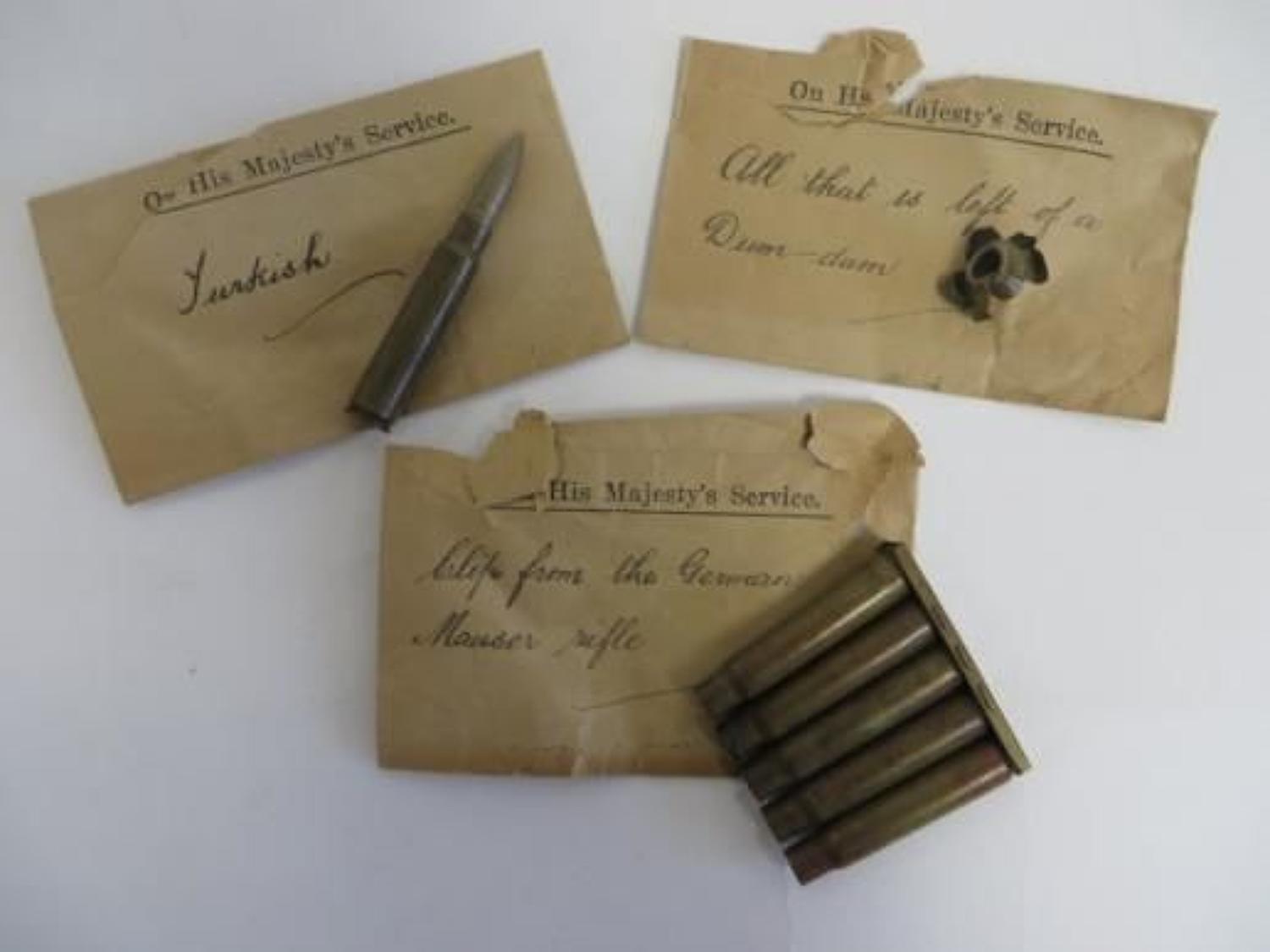 Small Selection Of WW1 Gallopoli Souvenirs