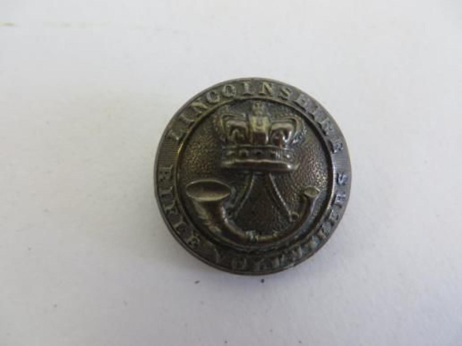 Victorian Lincolnshire Rifle Volunteers Button