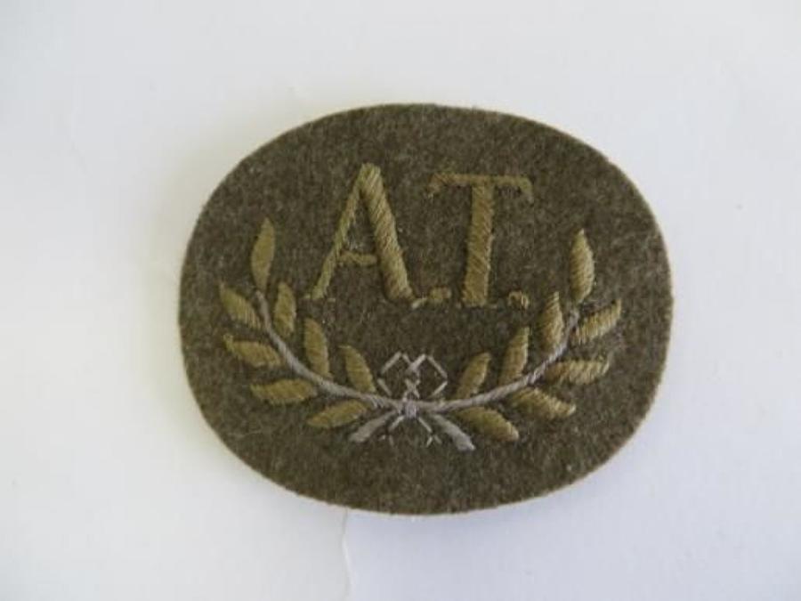 A.T Trade Arm Badge