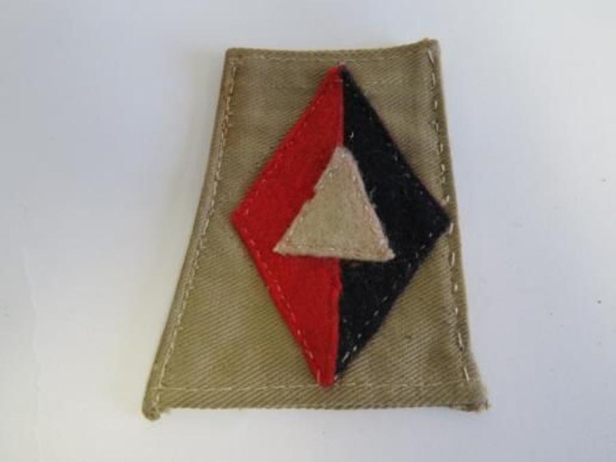 Royal Artillery 1st Division slip on Formation Badge