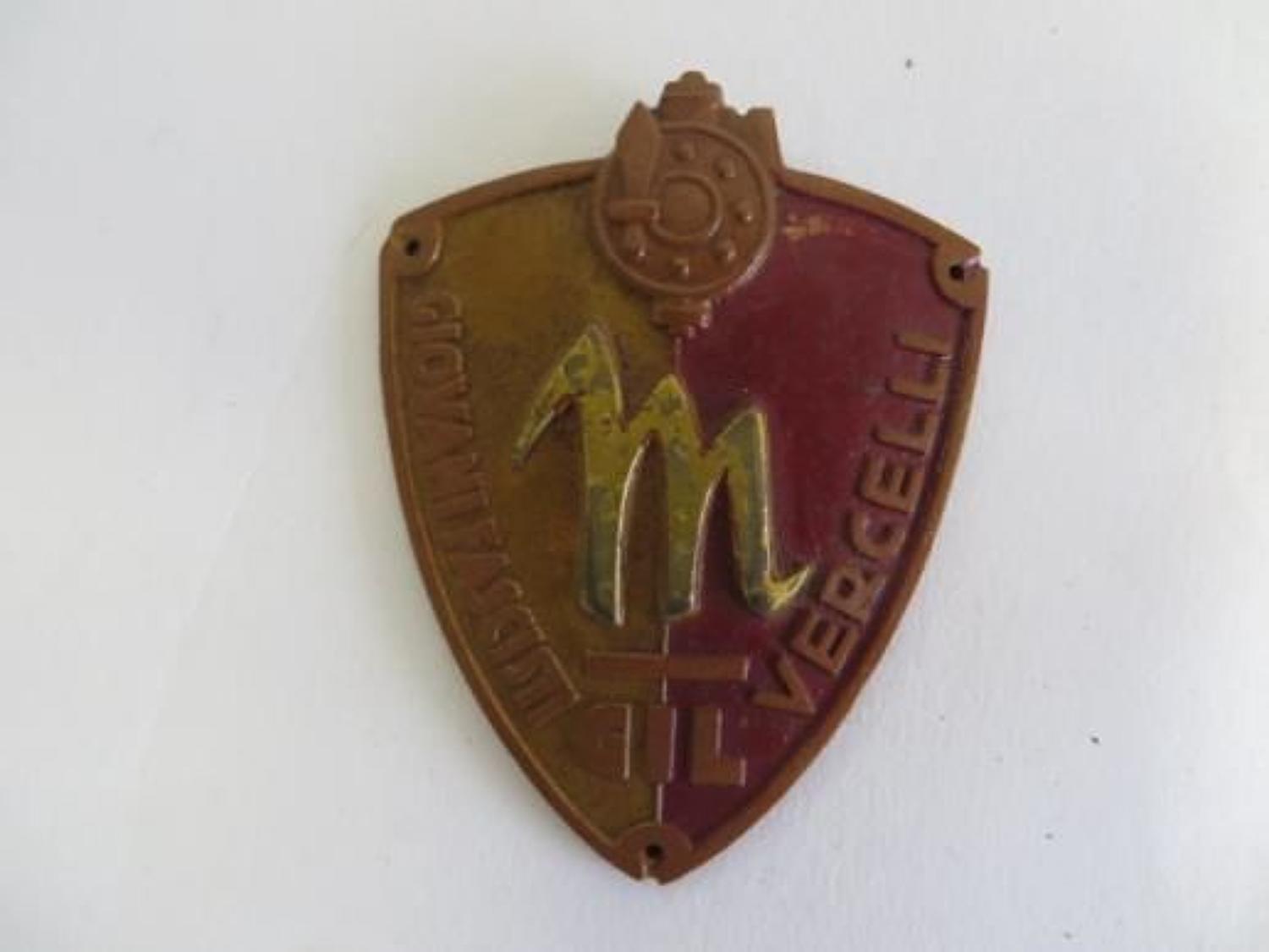 Fascist Militia Cadet School Badge