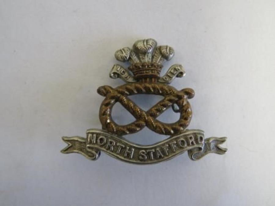 Victorian / Edwardian North Stafford Cap Badge