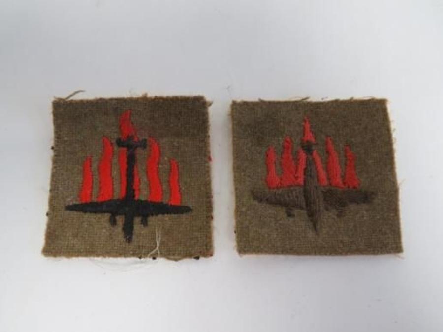 Pair of 5th Anti Aircraft Formation Badges