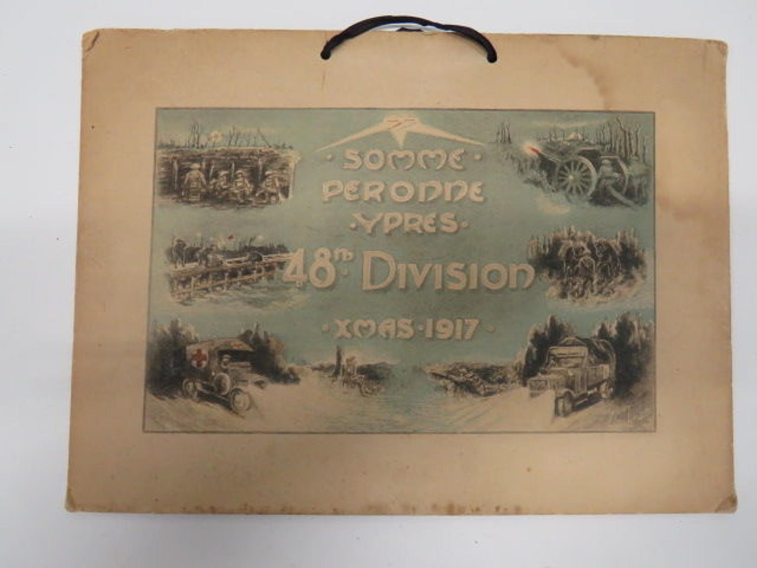 48th Division Christmas Backing for Calendar