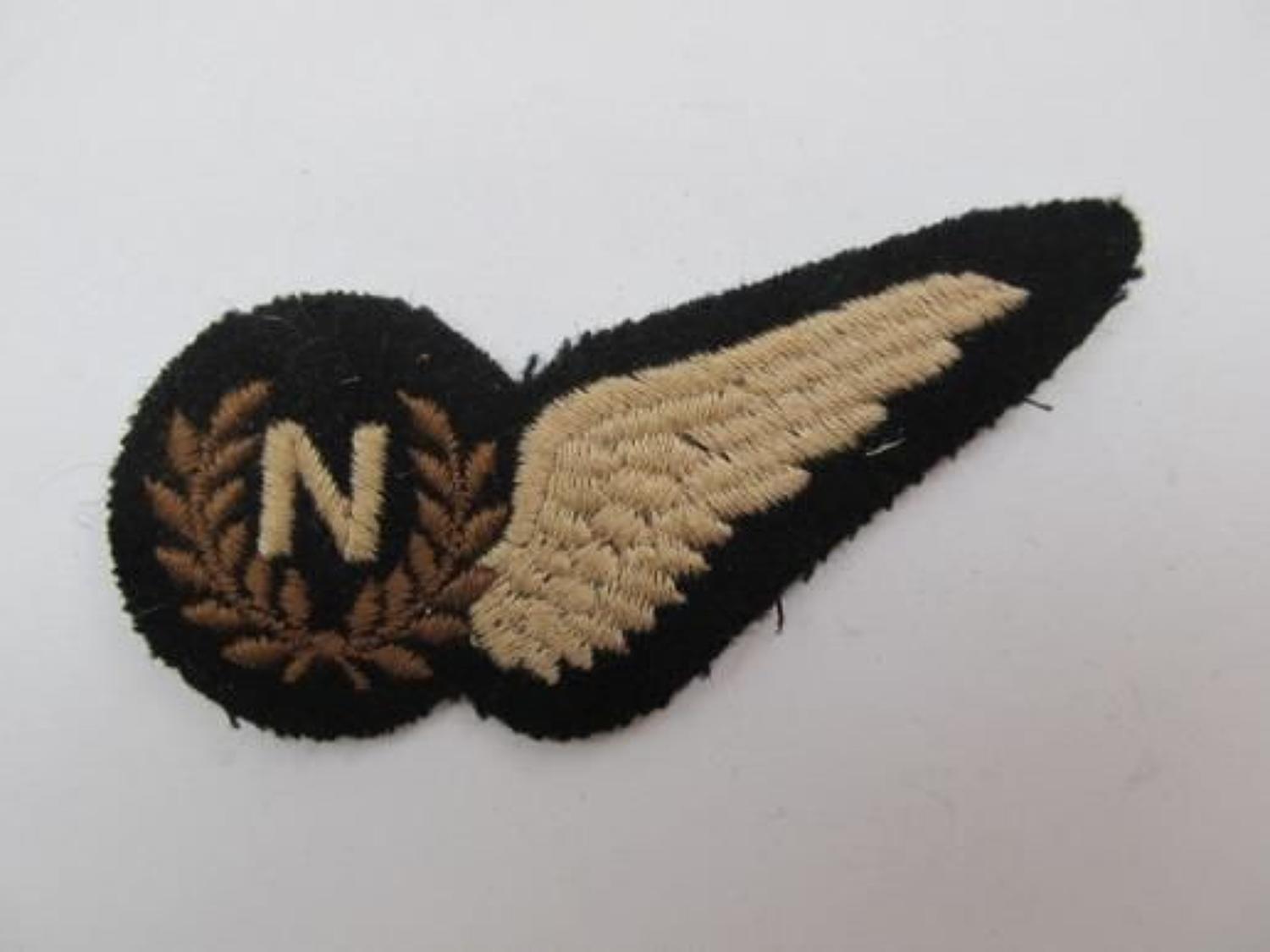 WW 2 RAF Navigator's Half Wing