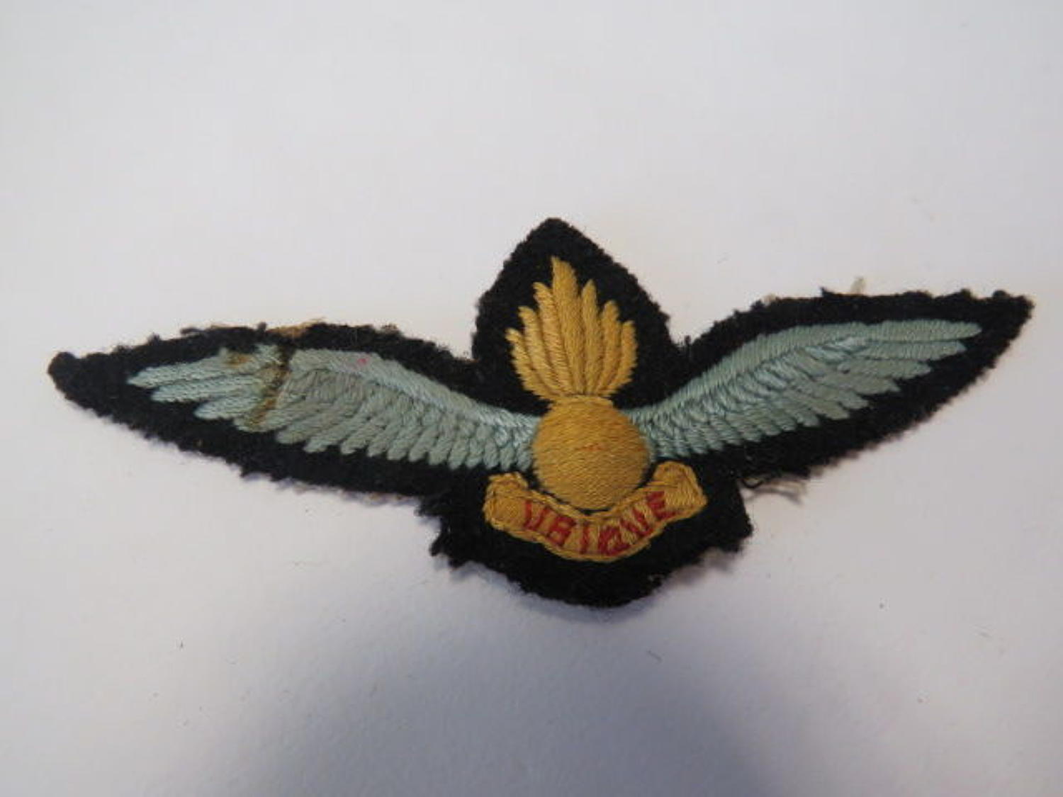 Royal Artillery Spotter Pilot Wings
