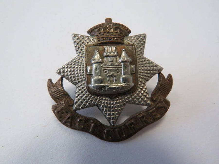 Edwardian East Surrey Cap Badge