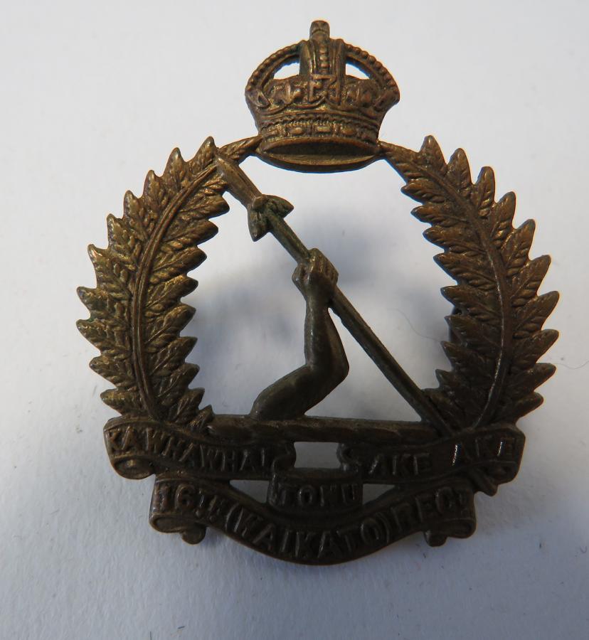 16th New Zealand Infantry Cap Badge