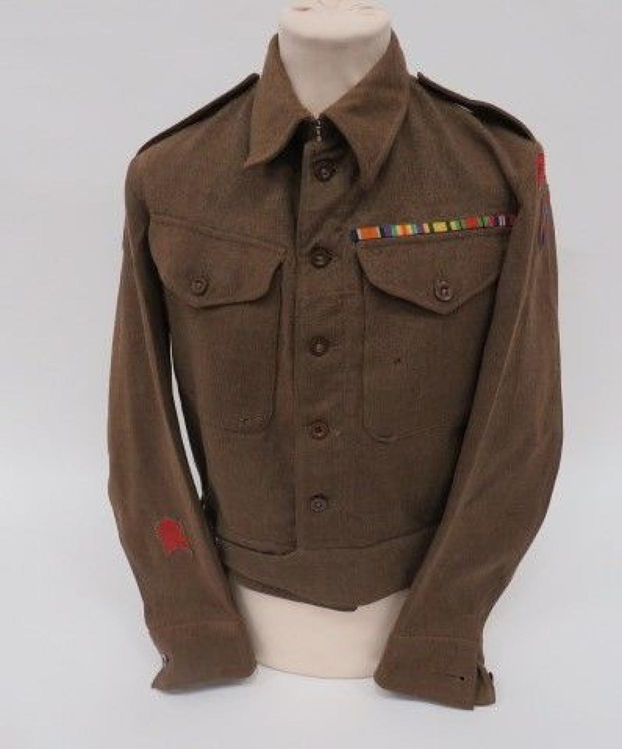 21st Army Royal Engineers Officers Battledress Jacket
