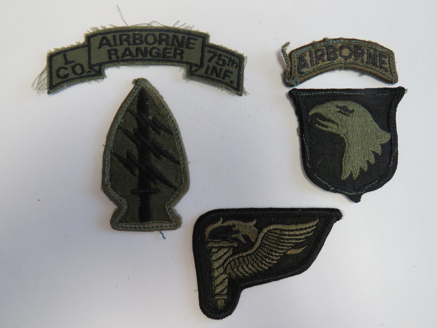 Selection of American Subdued Badges