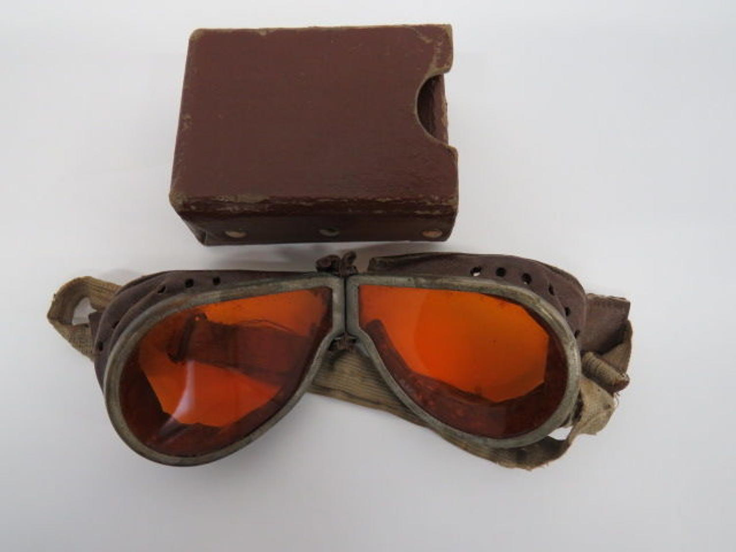 Pair of WW 2 Dispatch Riders Goggles