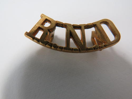 Royal Naval Division Shoulder Title