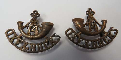 Pair of T4 OXF & BUCKS WW 1 Titles