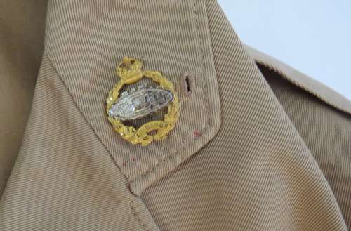 WW 2 Royal Tank Regiment Officers Tropical Tunic