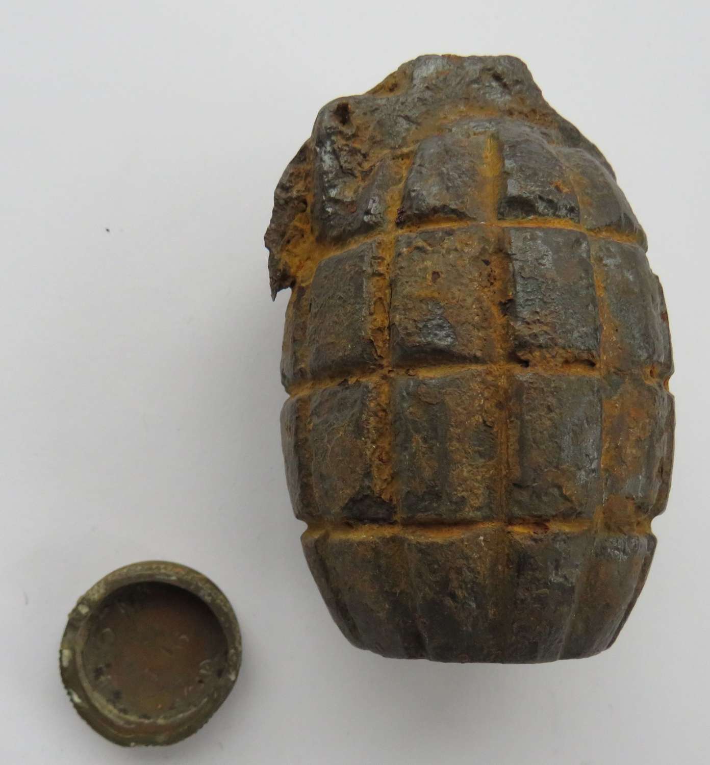 WW 1 Inert Excavated Mills Grenade