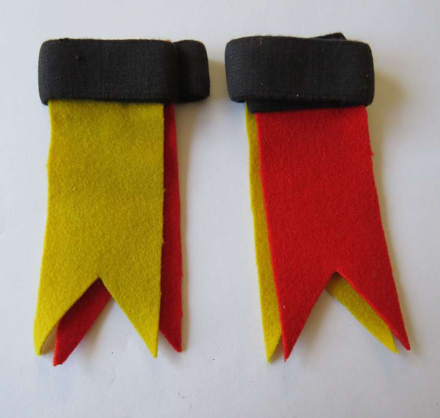 Pair Of Armoured Corps Sock Hose Tops
