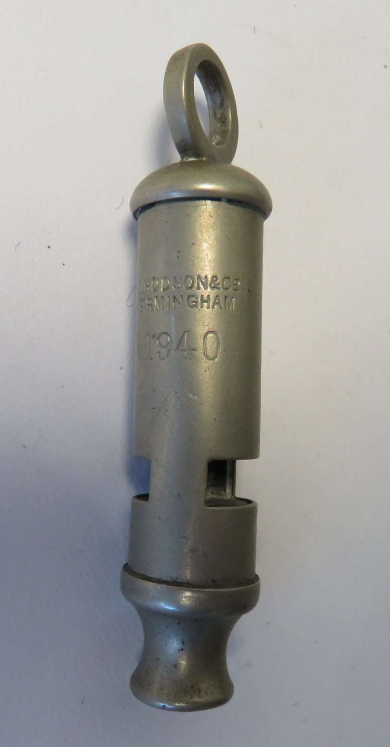 1940 Dated Military Whistle