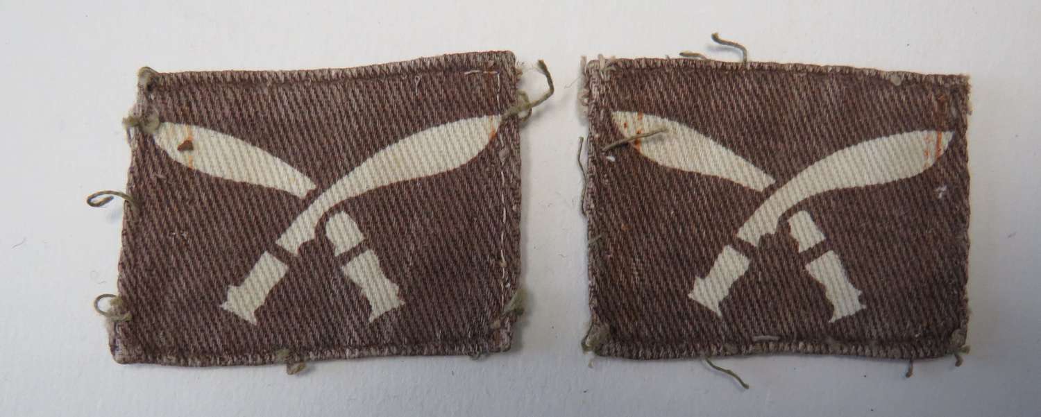 Pair of 99th Gurkha Brigade Formation Badges