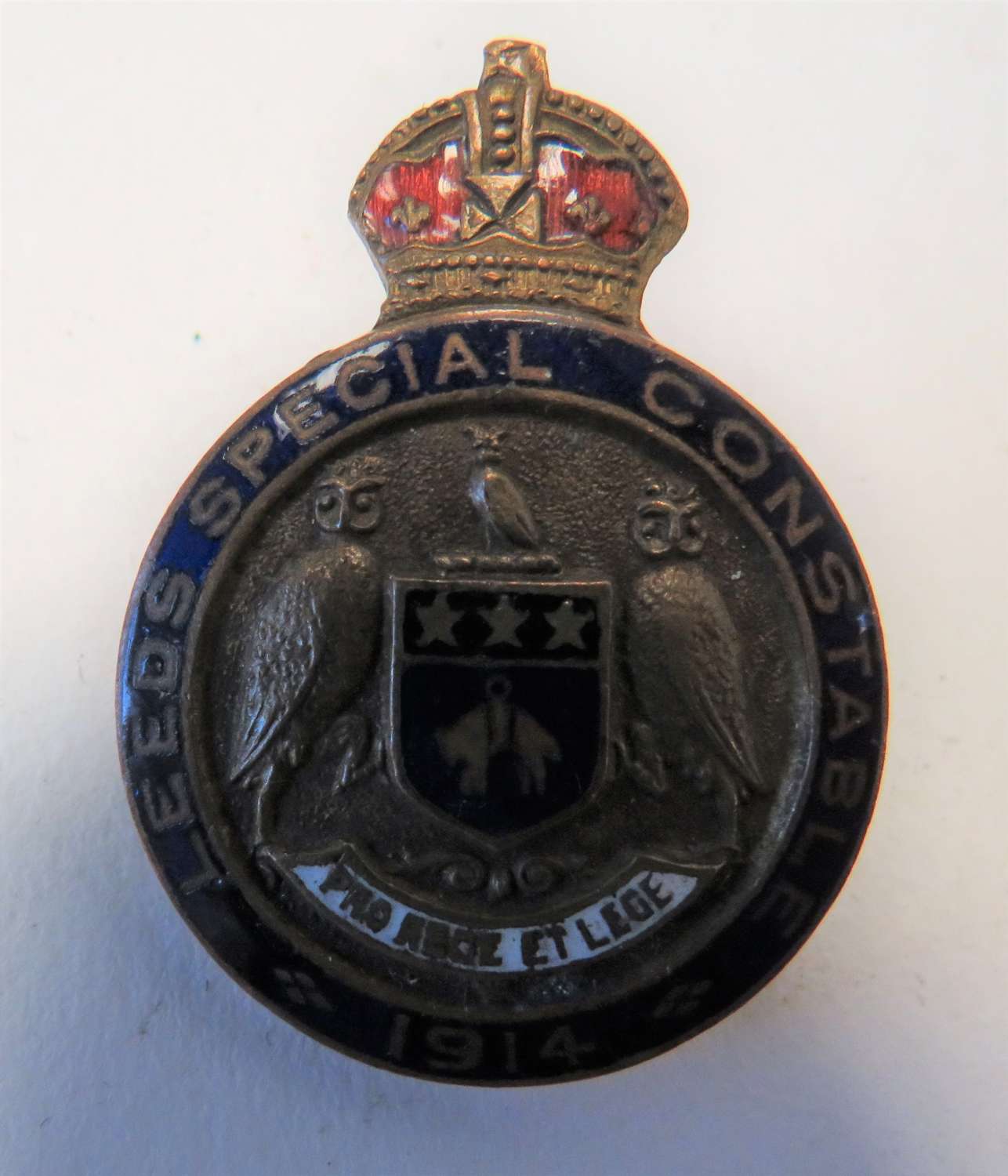 1914 Leeds Special Constable Lapel Badge