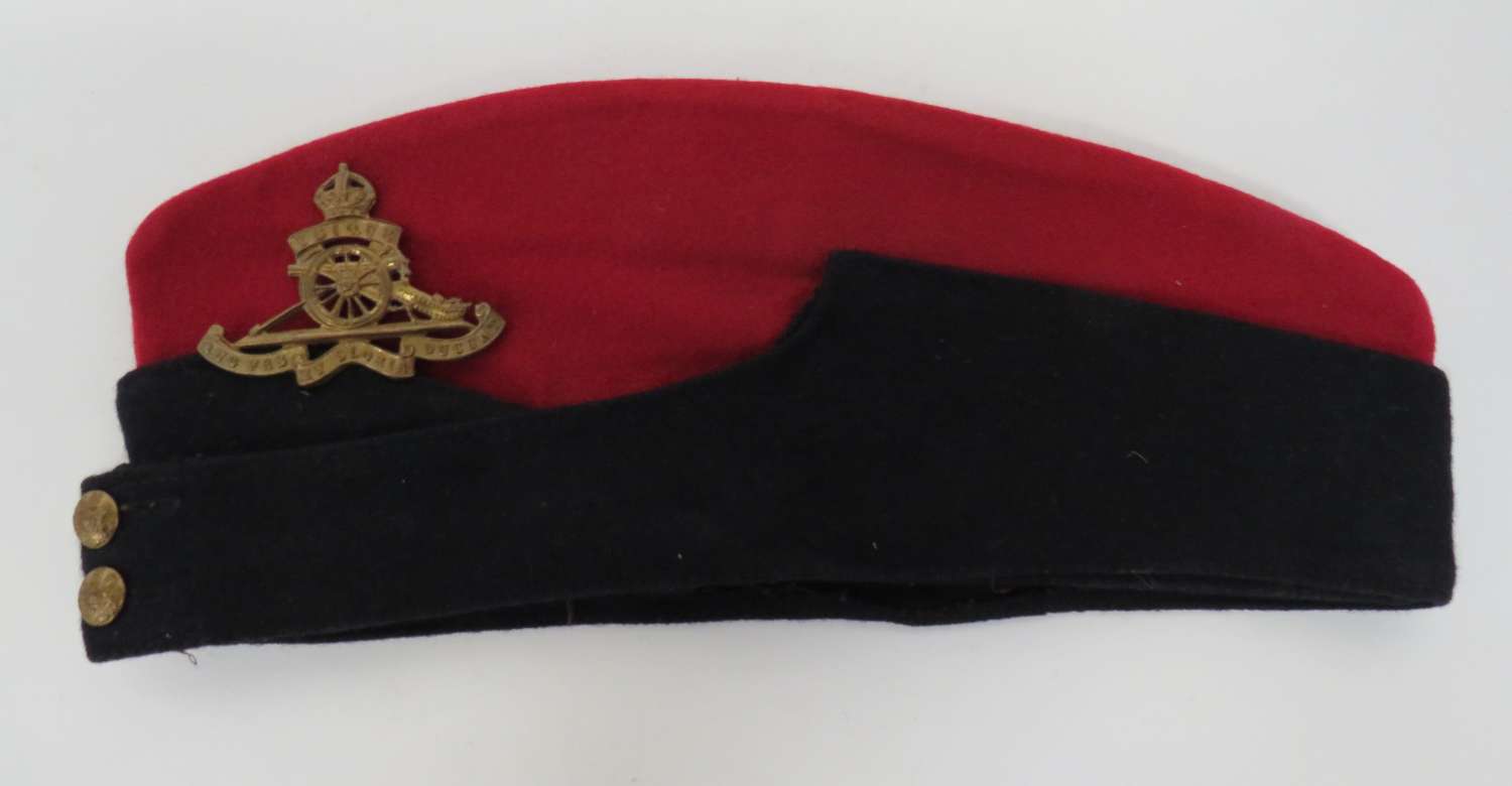 WW2 Royal Artillery Coloured Field Service Cap