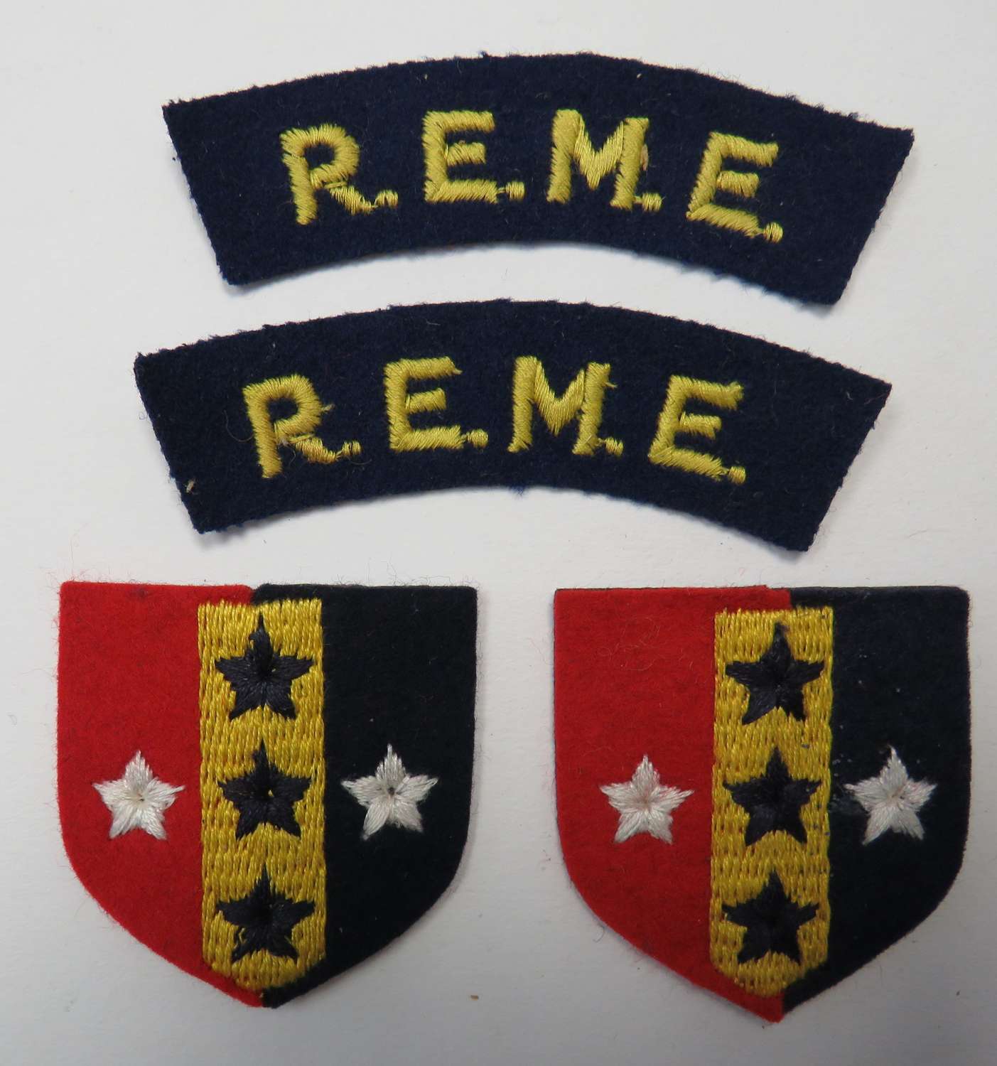 Set of R.E.M.E. Southern Command Badges