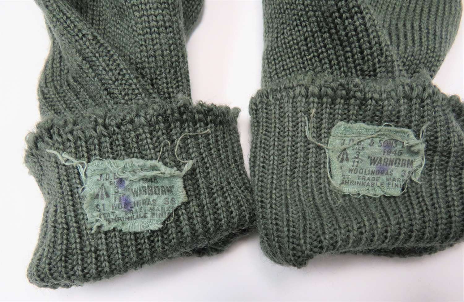 Rare 1945 Dated British Army Jungle Socks