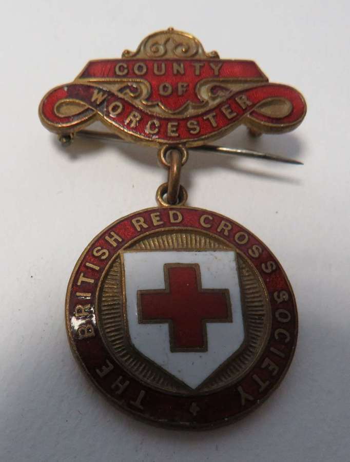 County of Worcester British Red Cross County Breast Badge