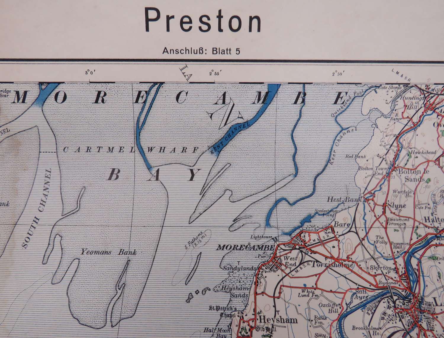 WW 2 German Invasion Map of Preston