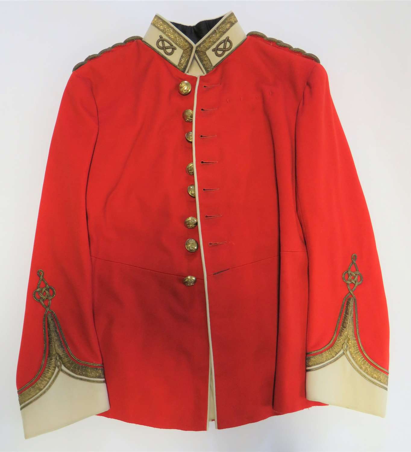 Pre WW 1 South Staffordshire Officers Scarlet Dress Tunic