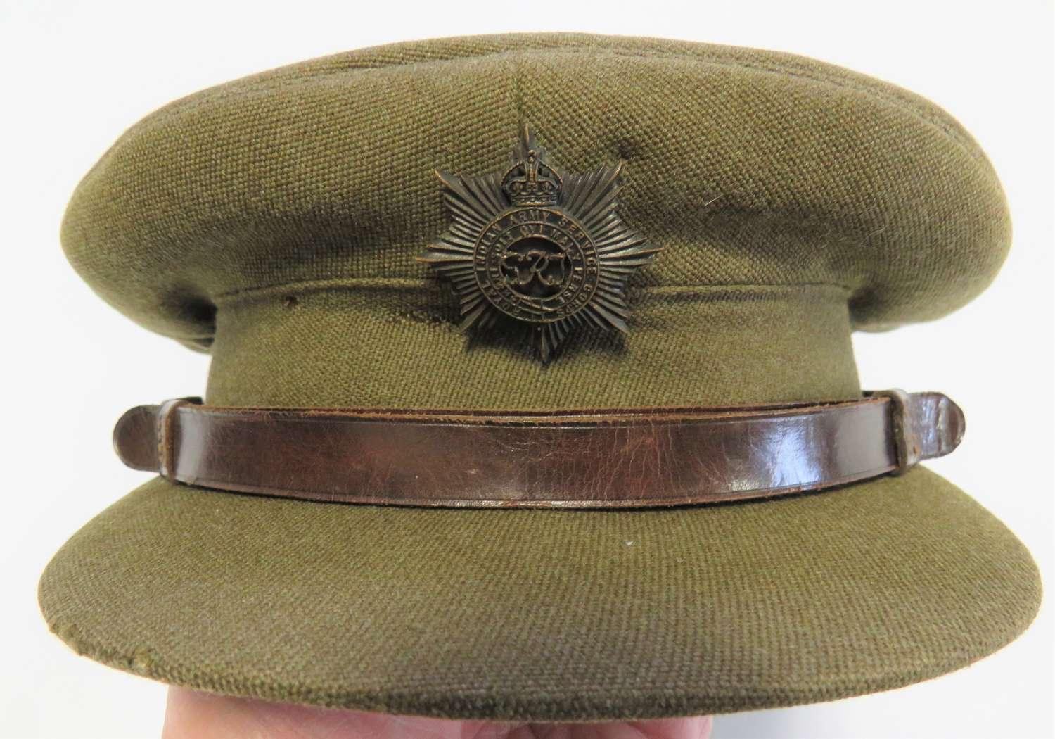 Royal Indian Army Service Corps Officers Service Dress Cap