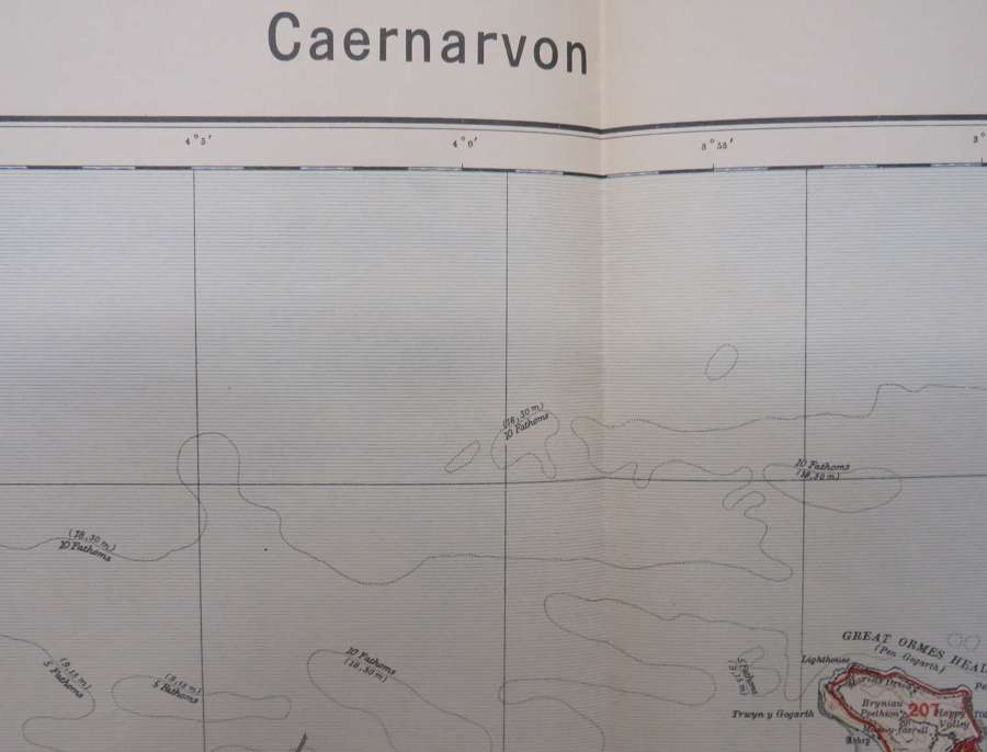 WW 2 German Invasion Map of Caernarvon