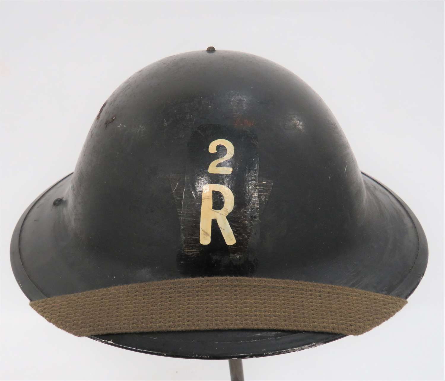 WW2 Rescue Party Helmet With District Number