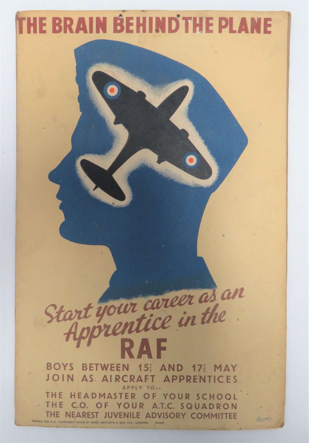 WW2 Period R.A.F Apprentices Poster