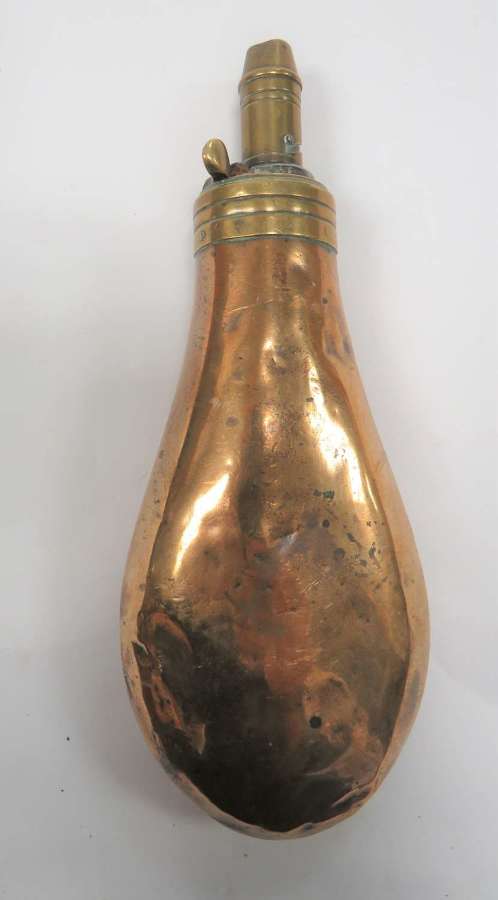 19th Century Victorian "Sykes " Powder Flask