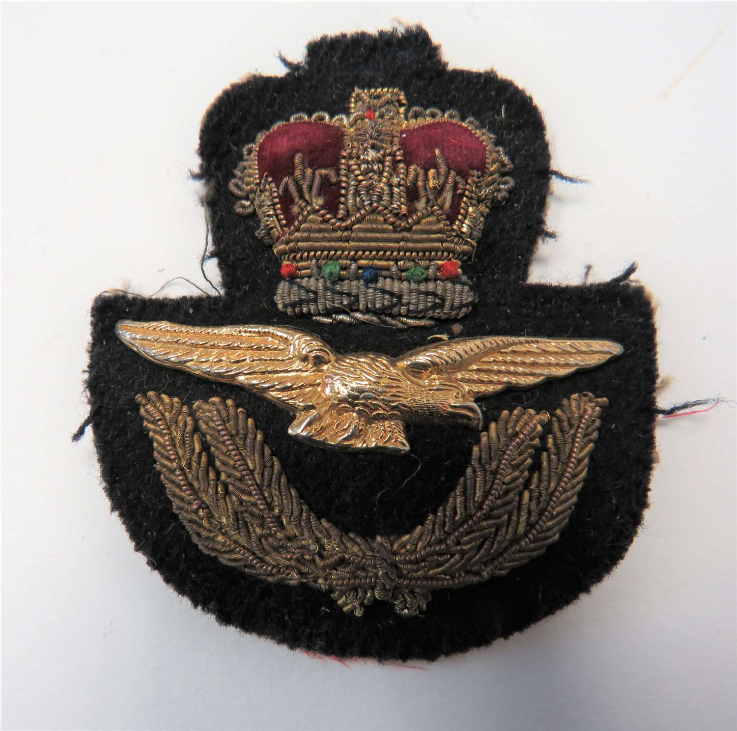 Post 1953 Royal Air Force Officers Cap Badge