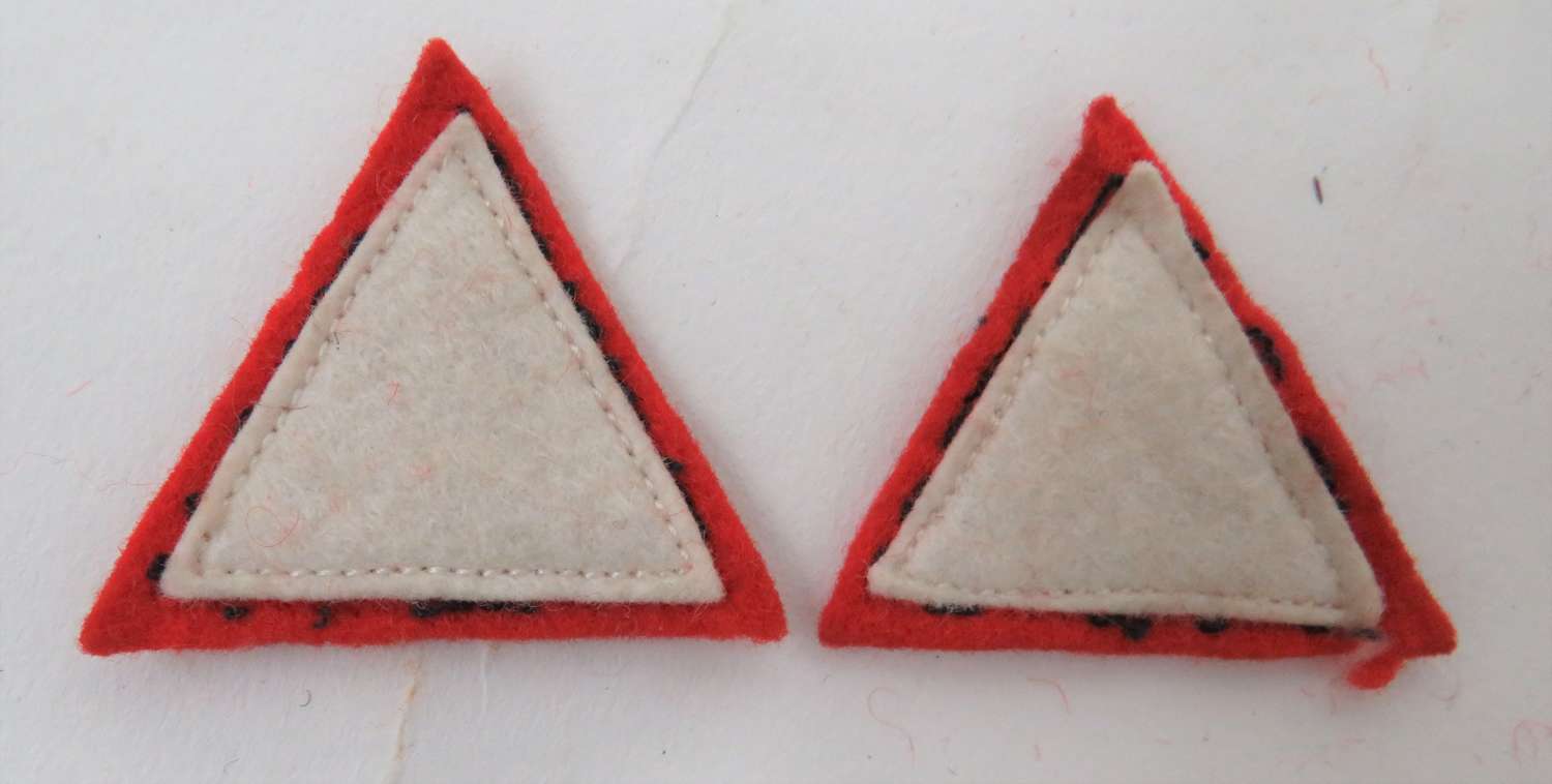 Pair of 1st Infantry Division Formation Badges