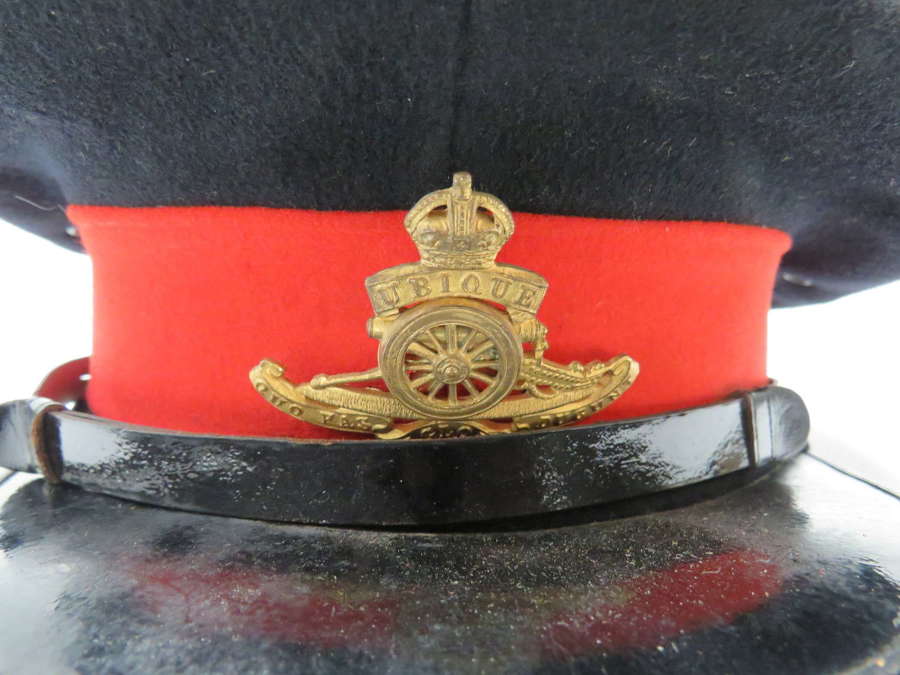 Interwar Royal Artillery Officers Dress Cap . Large Size