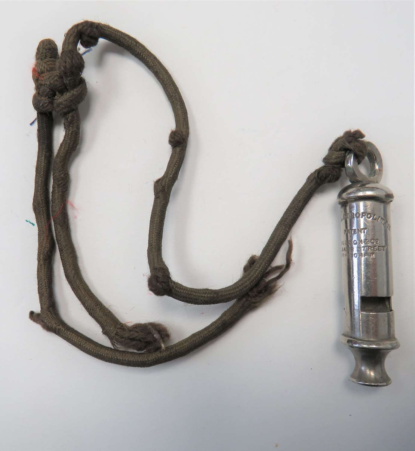 Metropolitan Patent Whistle and Lanyard