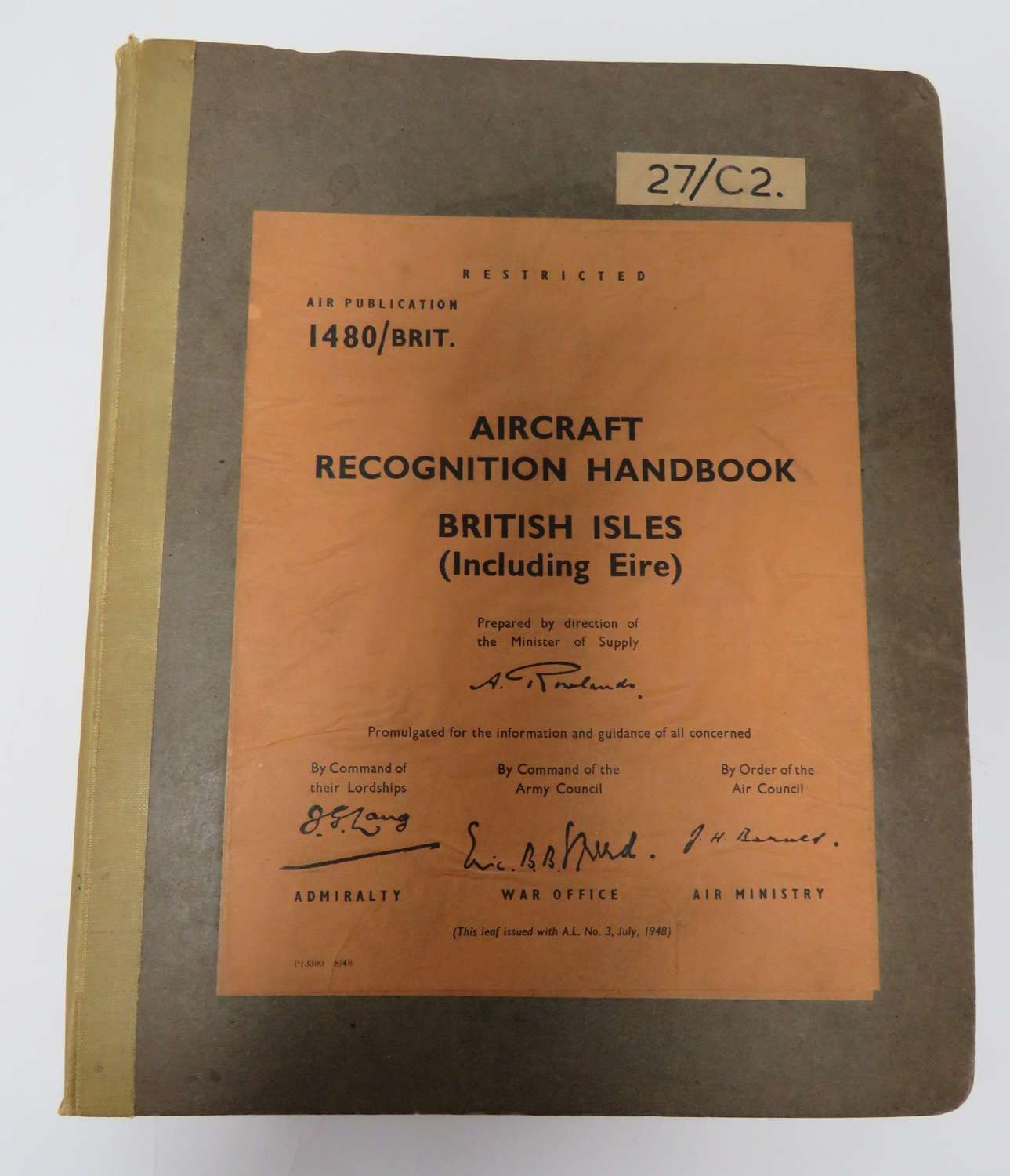 Large Aircraft Recognition Handbook