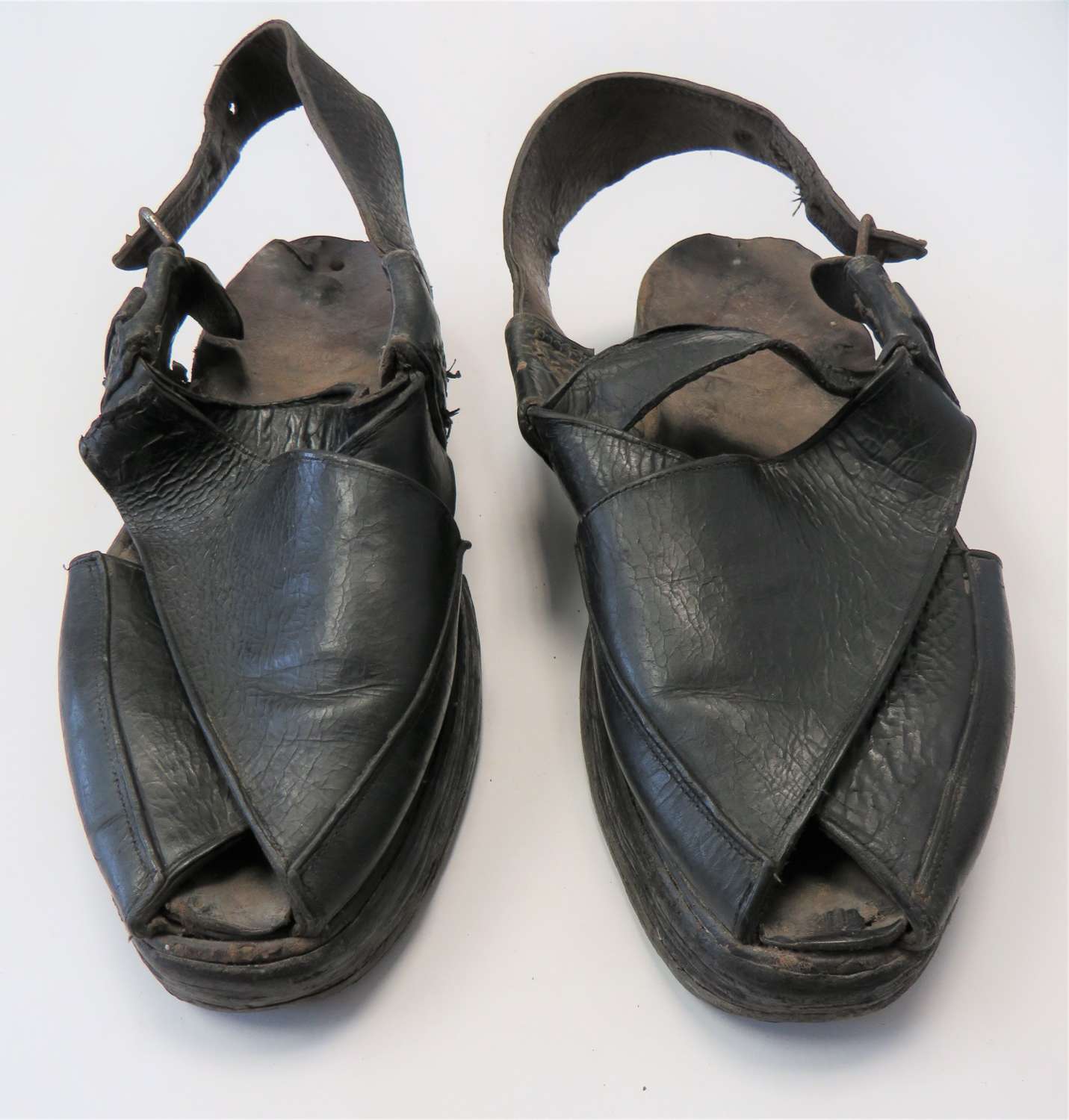 Scarce Pair of Indian Officers Sandals