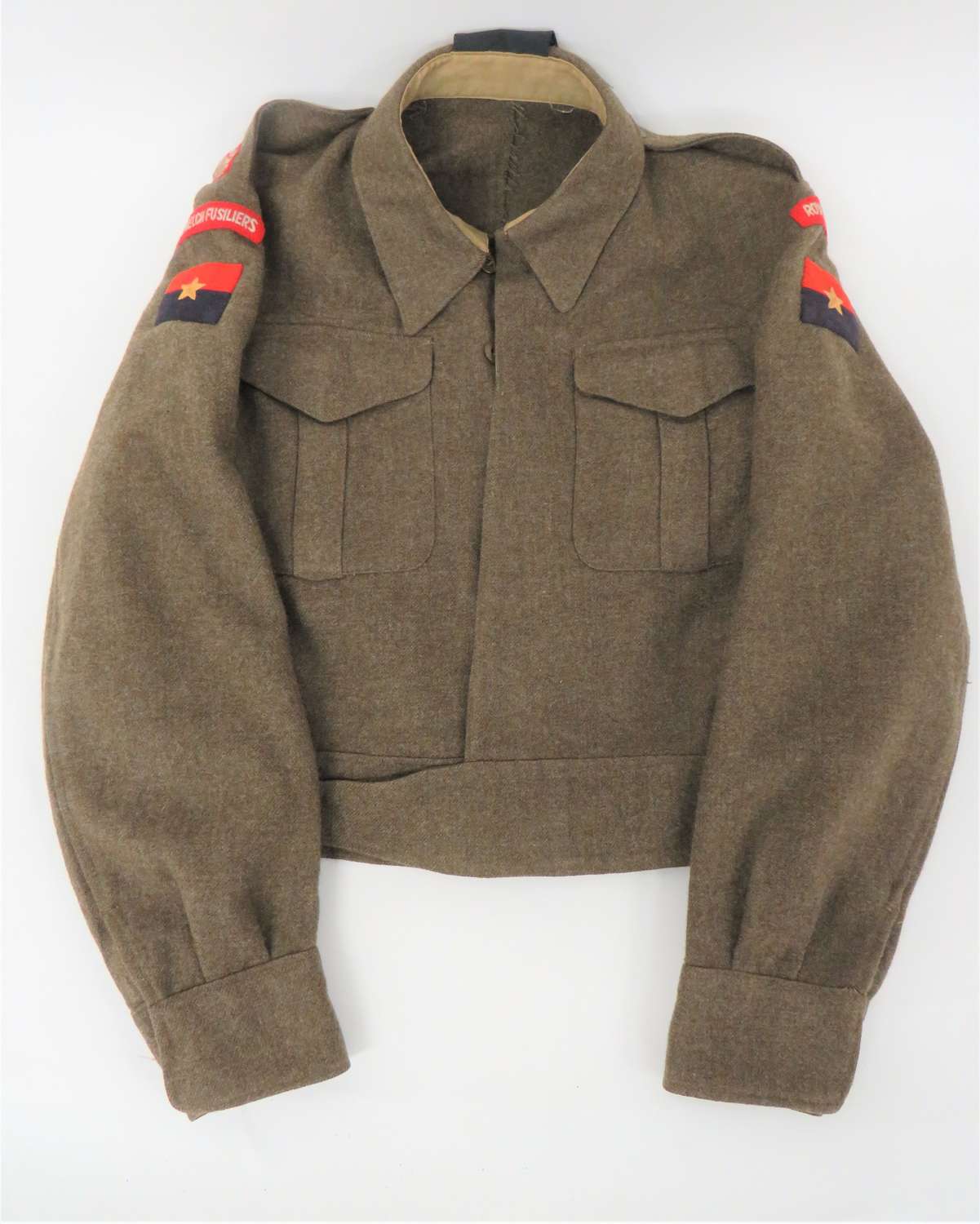 WW2 Royal Welch Fusiliers Officers Battle dress Jacket