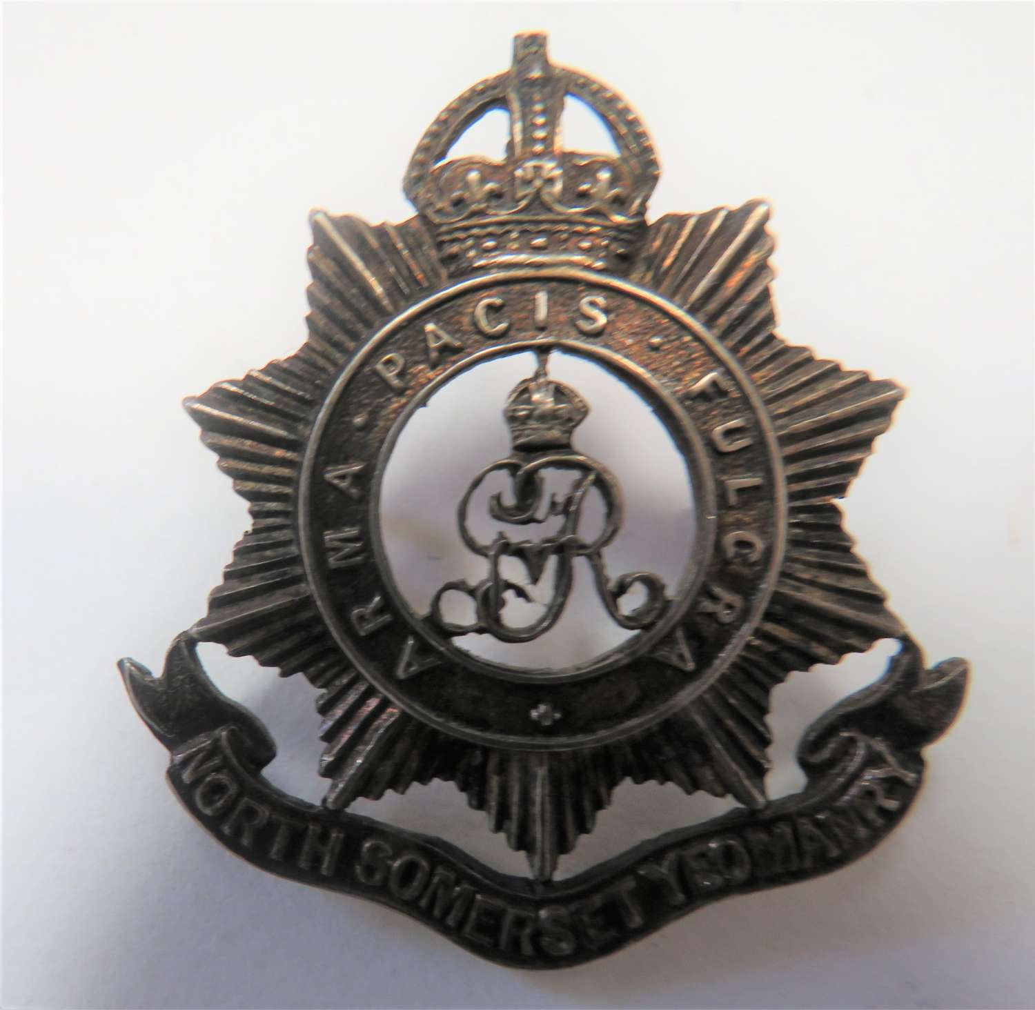 North Somerset Yeomanry Officers Cap Badge