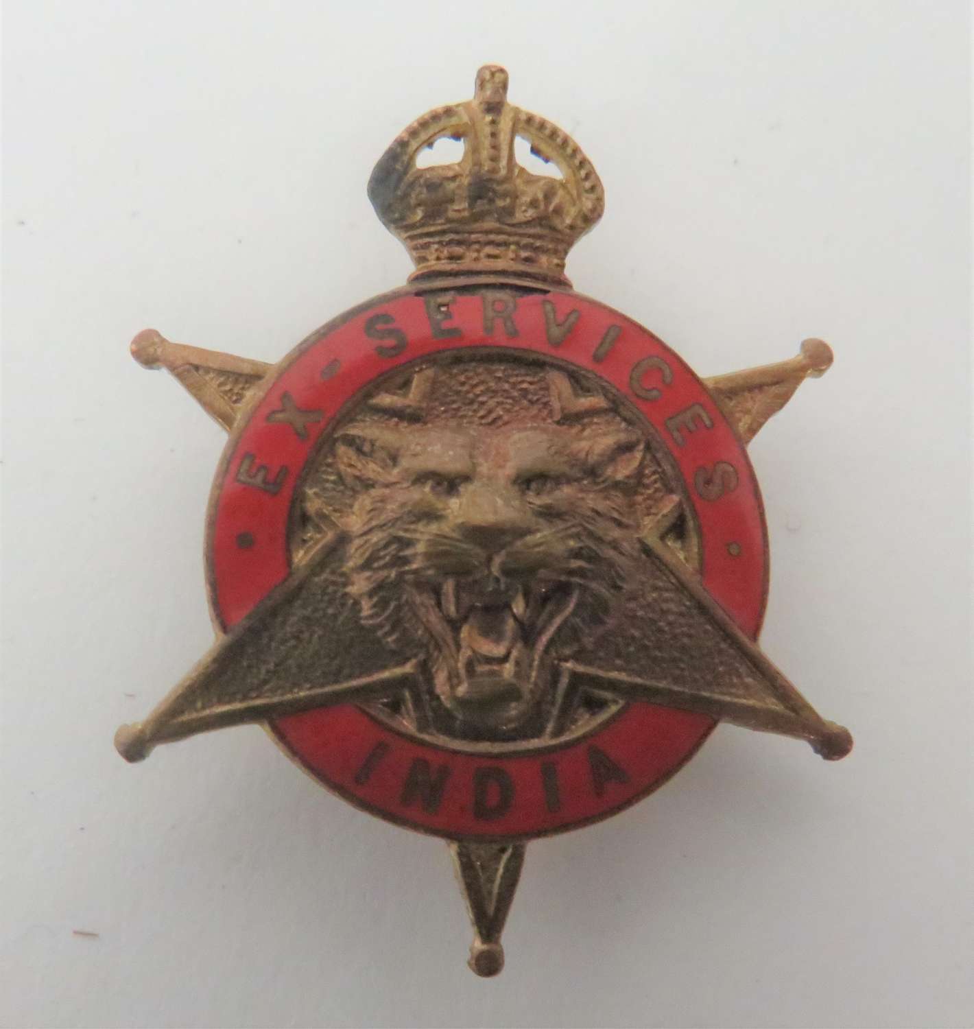 Ex-Services India Lapel Badge