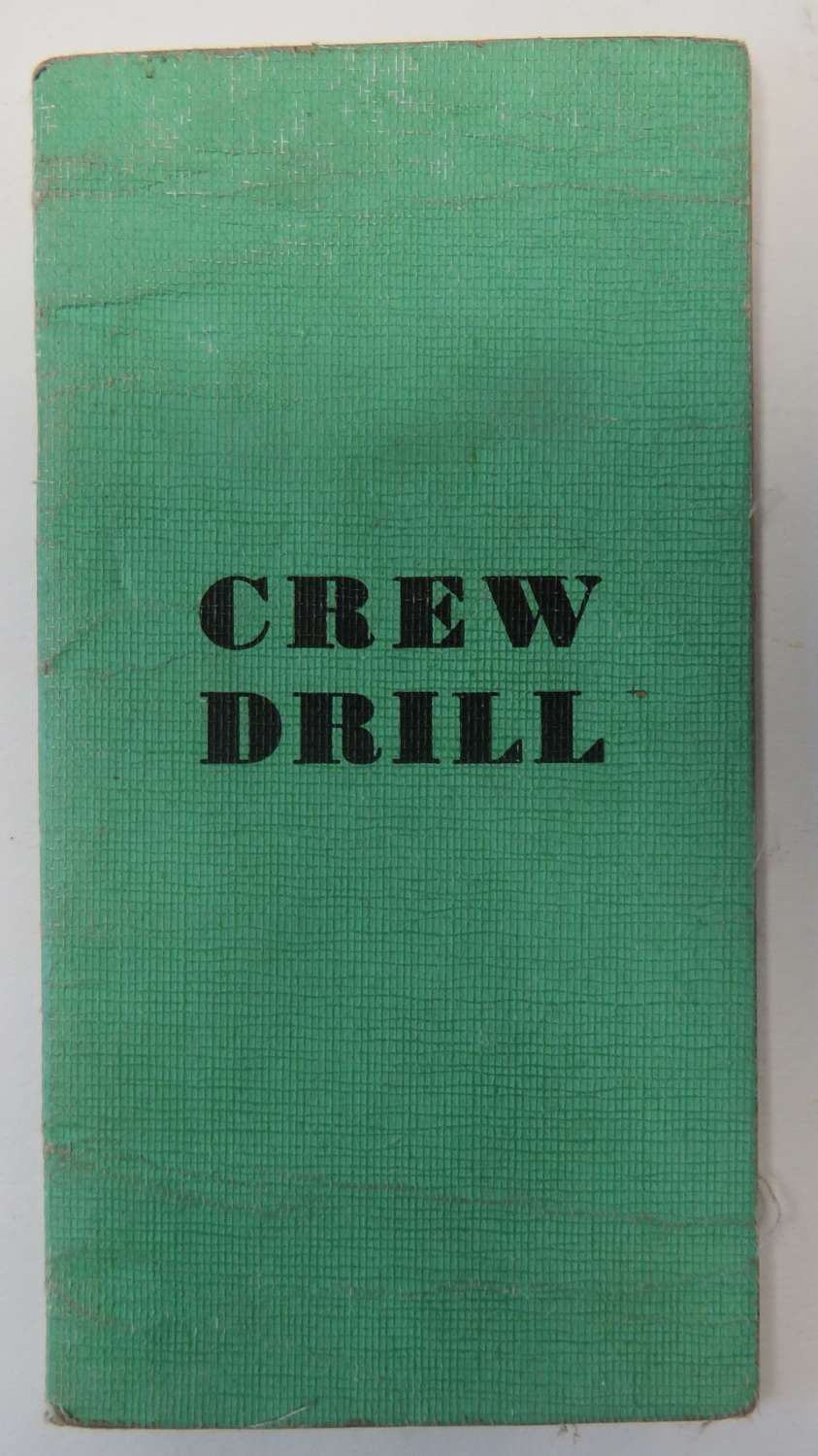 WW2 R.A.F Crew Drill for Escape from an Aircraft Booklet