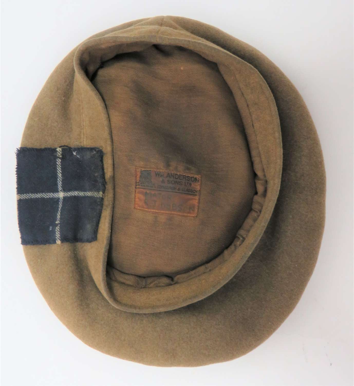 Scottish Rifles Pre WW2 Officers Tam O Shanter Hat