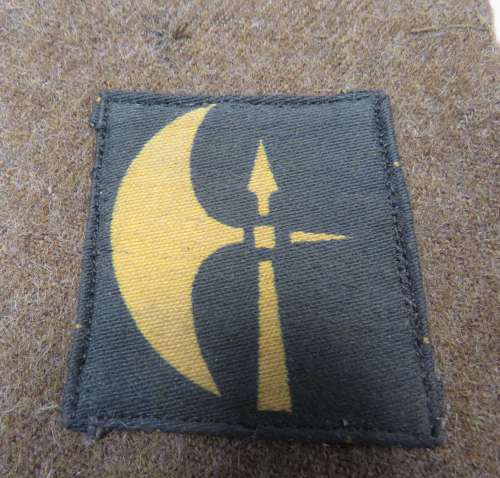 41 Signal Reg ( Kensington ) 78th Div Battle Patch and Photo