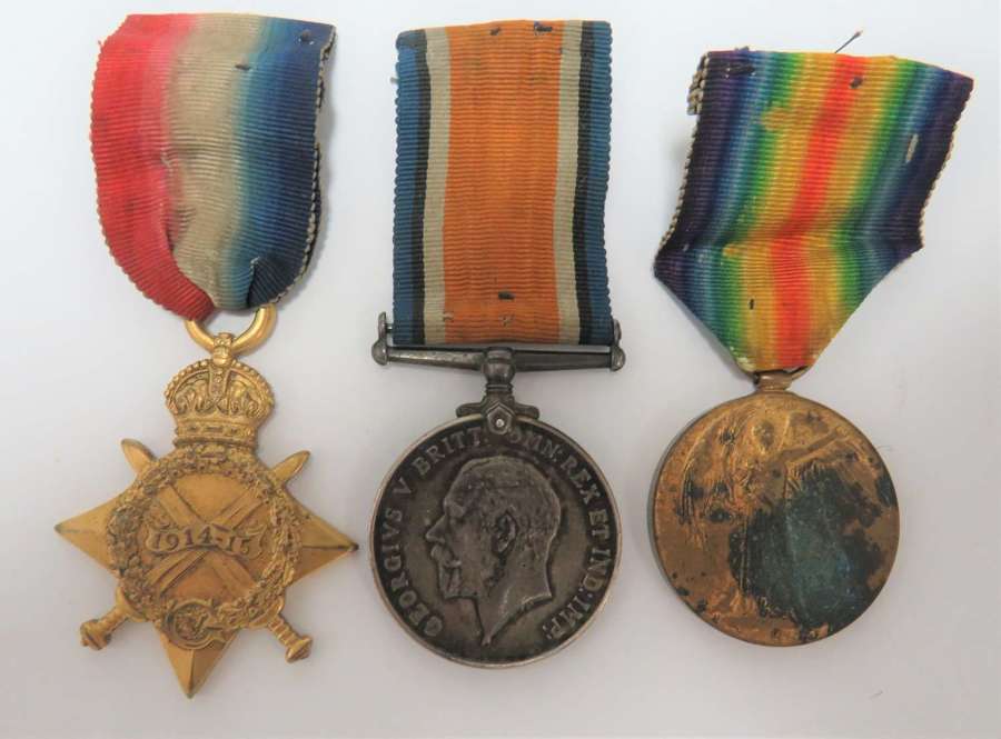 WW1 Royal Artillery 1914/15 Medal Trio